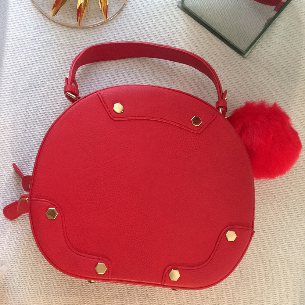 Red Leather Handbag